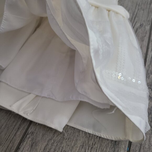 American Princess Baby Girl Ivory Sequin Party Dress Size 12M - Picture 5 of 7